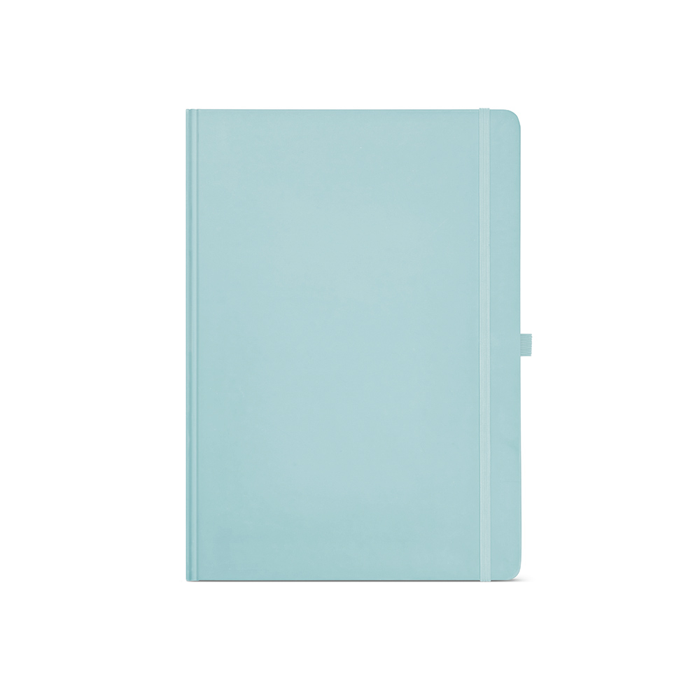Carnet A4 personnalisé avec couverture rigide Marquez Bleu pastel